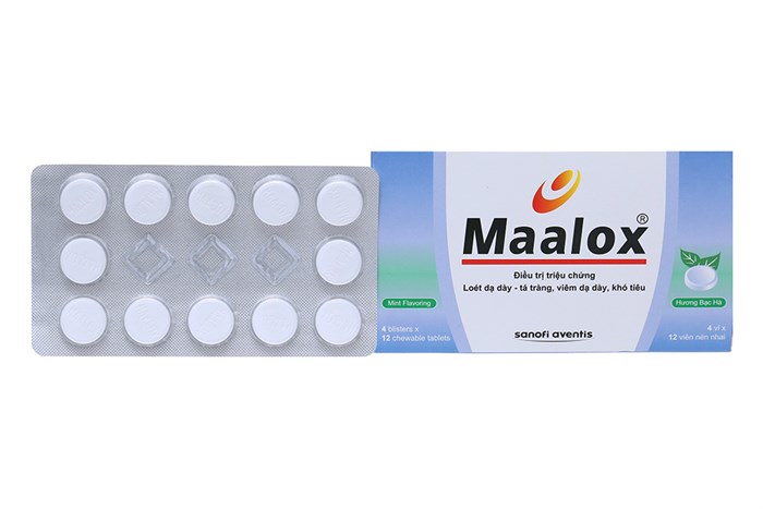 Thuốc Maalox có dạng nén nhai hay không?