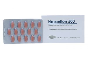 Thuốc trị trĩ, giãn tĩnh mạch Hasanflon 500mg