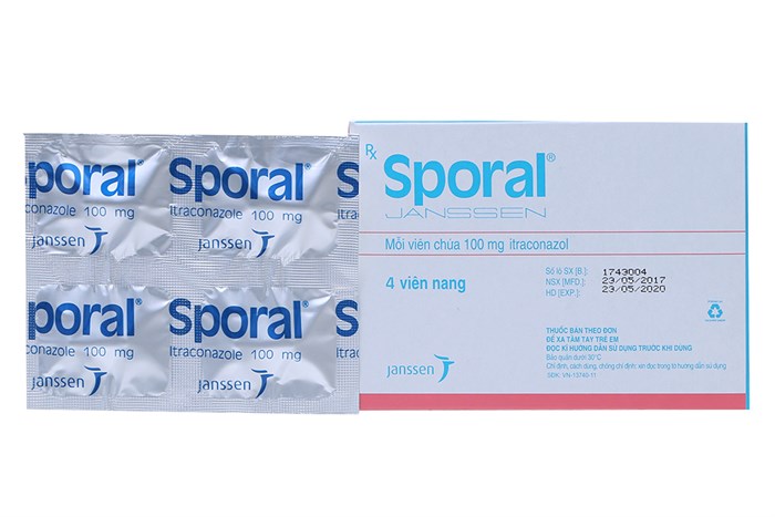 Thuốc kháng nấm Sporal 100mg