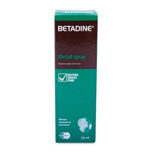 Thuốc xịt họng Betadine 0.45% (50ml)