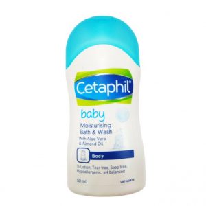 Sữa tắm dưỡng ẩm CETAPHIL BABY MOISTURIZING WASH& BATH 50ml