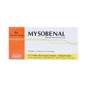 Thuốc giãn cơ Mysobenal 50mg h/50v