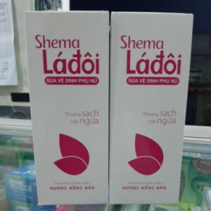 Dung dịch vệ sinh phụ nữ Shema lá đôi hồng100ml