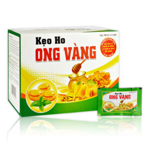 Kẹo Gừng Ong Vàng Herbal Hộp 100 túi x 2 viên