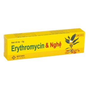 Kem Trị Mụn trứng cá Erythromycin và Nghệ tuýp 10g