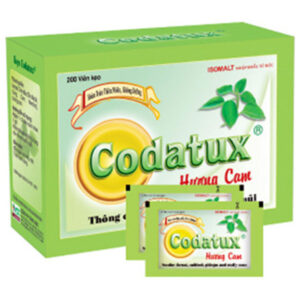 Viên Ngậm Giảm Ho Codatux 200 Viên Hương Cam
