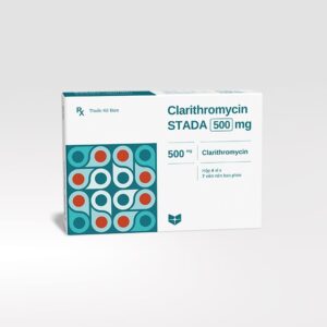 Thuốc kháng sinh Clarithromycin Stada 500mg
