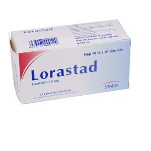Thuốc chống dị ứng Lorastad 10mg - Stada (H/100v)