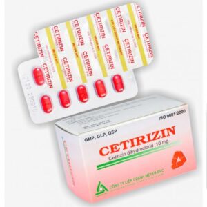 Thuốc chống dị ứng Cetirizin 10mg (H/100v)-Meyer