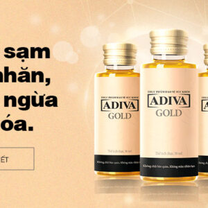 ADIVA GOLD H/14 chai .GIẢM SẠM KHÔ NHĂN,NGĂN NGỪA LÃO HÓA.