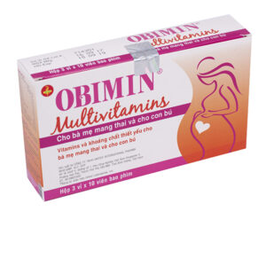 Thuốc bổ sung Vitamin, khoáng chất cho bà bầu Obimin (H/30v)