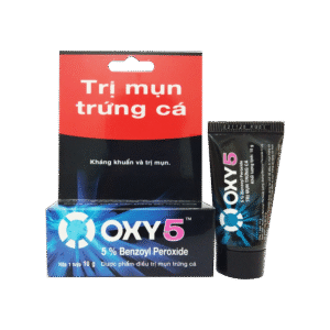 OXY 5 10g - Chế phẩm trị mụn bọc và mụn trứng cá