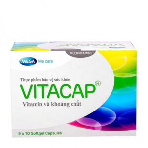 Thực phẩm bảo vệ sức khỏe giúp bổ sung vitamin và khoáng chất Vitacap (Hộp 5 vỉ x 10 viên)