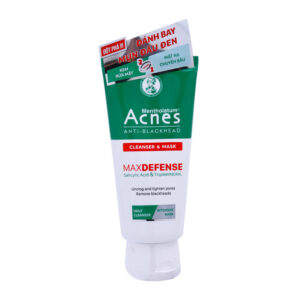 Acnes Anti-Blackhead Cleanser & Mask 100g – Kem rửa mặt và mặt nạ loại bỏ, ngăn ngừa mụn đầu đen