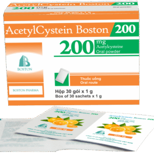 Thuốc bột tiêu đàm Acetylcystein Boston 200mg (H/30g)