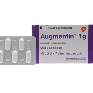 Thuốc kháng sinh Augmentin 1g