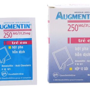 Thuốc bột kháng sinh cho trẻ Augmentin 250mg/31.25mg