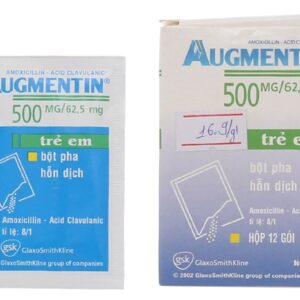 Thuốc kháng sinh Augmentin 500/62.5mg
