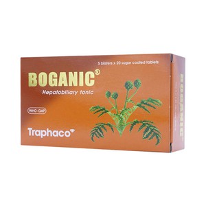 Thuốc giải độc gan Boganic Hộp 5 Vỉ x 20 Viên