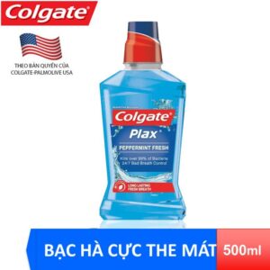 Nước súc miệng Colgate Plax Peppermint 500ml