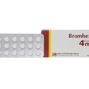 Thuốc tiêu đờm Bromhexin 4mg