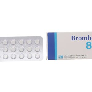 Thuốc tiêu đờm Bromhexin 8mg