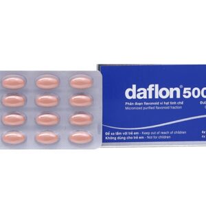 Thuốc điều trị trĩ, giãn tĩnh mạch Daflon 500mg