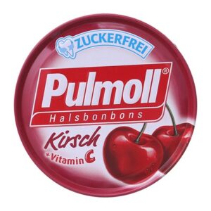 Kẹo ngậm giảm ho đau rát họng Pulmoll không đường vị Cherry 50g
