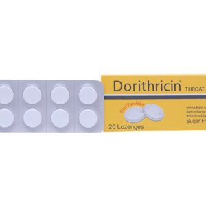 Viên ngậm trị nhiễm khuẩn đường họng Dorithricin