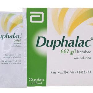 Thuốc nhuận trường trị táo bón Duphalac Hộp 20 gói x 15ml