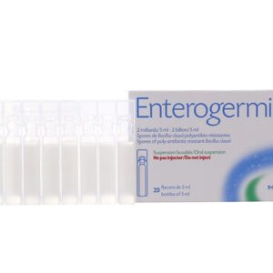 Thuốc bổ sung vi khuẩn cho đường tiêu hóa Enterogermina Hộp 20 ống.