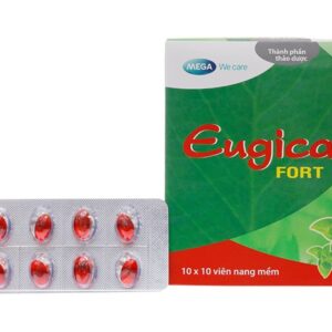 Thuốc trị ho, sát trùng đường hô hấp Eugica Fort 100 viên