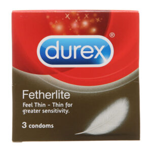 Bao cao su siêu mỏng Durex Fetherlite hộp 3 cái