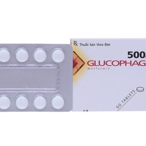 Thuốc trị tiểu đường Glucophage 500mg hộp/100 viên