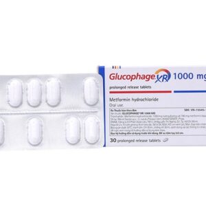 Thuốc điều trị tiểu đường Glucophage 1000mg