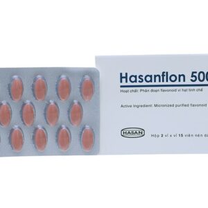 Thuốc trị trĩ, giãn tĩnh mạch Hasanflon 500mg