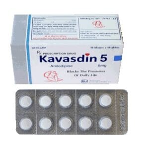 Thuốc điều trị tăng huyết áp Kavasdin 5mg hộp/100v