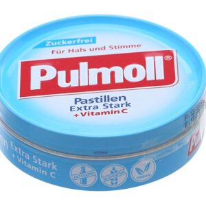 Kẹo ngậm giảm ho đau rát họng Pulmoll không đường vị bạc hà 50g