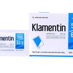 Thuốc kháng sinh Klamentin 500/62.5mg