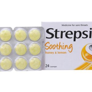 Viên ngậm giảm đau họng Strepsils vị mật ong (H/24 viên)