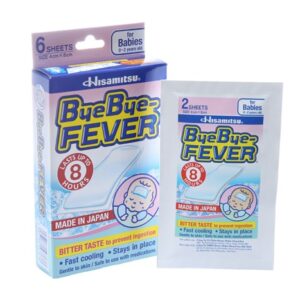 Miếng dán hạ sốt cho trẻ sơ sinh ByeBye Fever For Babies 3 gói