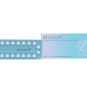 Thuốc tránh thai Regulon Hộp1 vỉ 21 viên.