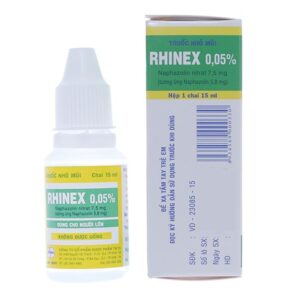 Thuốc nhỏ mũi giảm sung huyết Rhinex 0.05% 15ml
