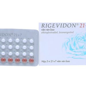 Thuốc tránh thai Rigevidon 21 + 7 hộp/3 vỉ