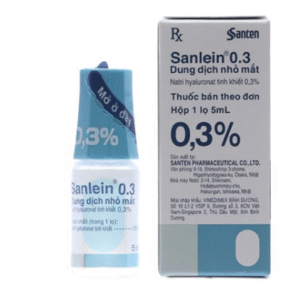 Thuốc nhỏ trị khô mắt Sanlein 0.3% 5ml