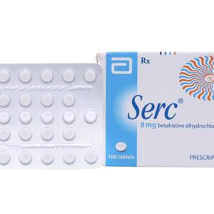 Thuốc trị chóng mặt Serc 8mg hộp/100 viên