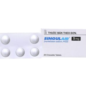 Thuốc trị hen phế quản Singulair 5mg