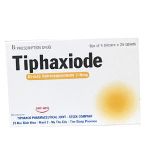 Tiphaxiode 210mg (Hộp 4 x 25 viên)-Tipharco