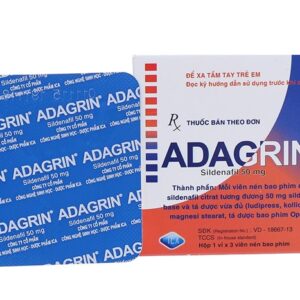 Thuốc trị rối loạn cương dương Adagrin 50mg (H/3v)