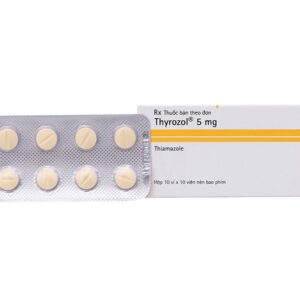 Thuốc điều trị cường giáp Thyrozol 5mg hộp/100 viên